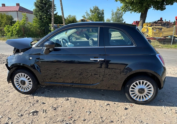 Fiat 500 cena 12000 przebieg: 54118, rok produkcji 2011 z Zalewo małe 106